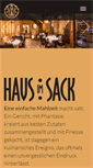 Mobile Screenshot of haus-im-sack.de
