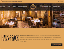 Tablet Screenshot of haus-im-sack.de